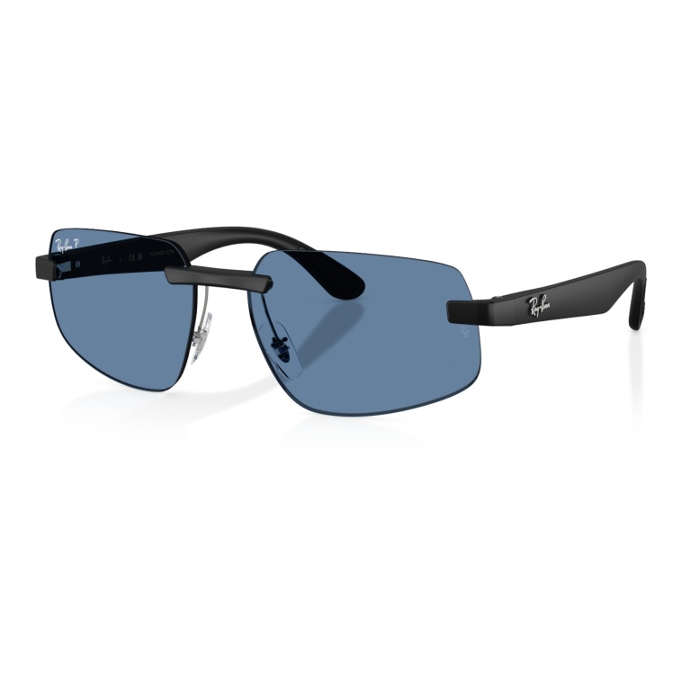 Ray-Ban sunglasses RB4475 (lens colour: Polarised S Blue) black - 1 pair of glasses